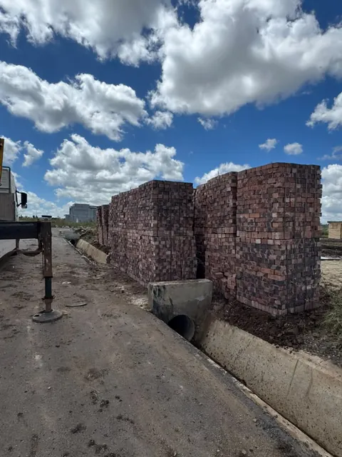 Site works in Harare where stone and sand were supplied and delivered