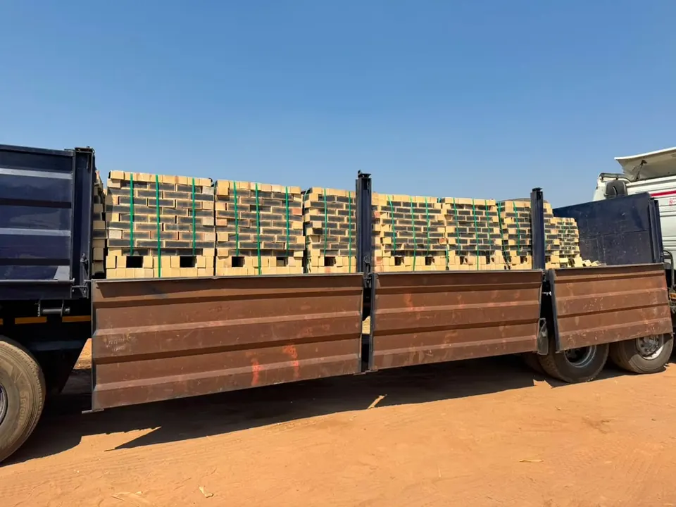 Delivery truck standing in the supplier yard in Belvedere, Harare before loading